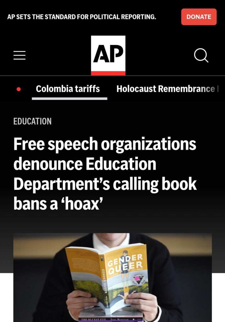 AP Fighting For Gay Penguins for Toddlers